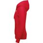 Kariban Sweat-shirt à capuche écoresponsable à fermeture zippée femme red