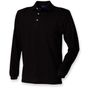 Henbury Polo piqué manches longues HENBURY black