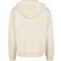 Build Your Brand Fluffy Zip Hoody white_sand