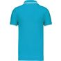 kariban Polo manches courtes homme light_turquoise/white/navy