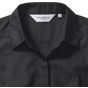 Russell Chemise en Popeline Polyester Coton cintrée manches longues femme black