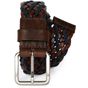K-up Ceinture tressée bicolore dark_brown/light_navy