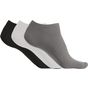 ProAct Socquettes microfibre - pack de 3 paires - storm_grey/white/black - 39/42