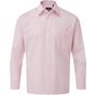 Premier Chemise popeline à manches longues pour homme pink