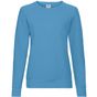 fruit of the loom Lightweight Raglan Sweat Lady-Fit azure_blue
