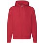 fruit of the loom Premium Hooded Sweat-Jacket rouge