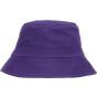 Neutral Reversible Bucket Hat purple