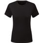 TriDri T-Shirt texturé en tissu recyclé femme black