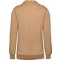 WK Designed To Work Sweat-shirt Day To Day zip poche contrastée unisexe camel/black