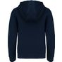 kariban Sweat-shirt capuche zippé enfant navy