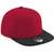 Beechfield Casquette Originale réglable à 6 Panneaux et Visière Plate classic_red/black