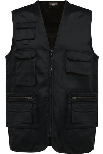 Image produit Gilet polycoton multipoches doublé unisexe