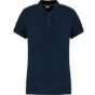 WK Designed To Work Polo Day To Day contrasté manches courtes femme navy/silver