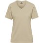 James&Nicholson Ladies´ Bio Workwear T-Shirt stone