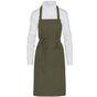 SG Accessories - Bistro Lisbon - Cotton Heavyweight Bib Apron with Pocket olive