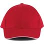 K-up Orlando - Casquette 6 panneaux red/white