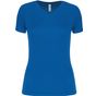 ProAct T-shirt de sport manches courtes col v femme sporty_royal_blue