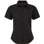 Premier Chemises popeline à manches courtes pour femme black
