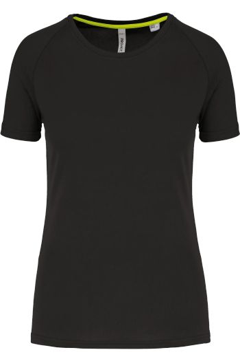 Image produit T-shirt de sport à col rond recyclé femme