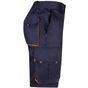 Velilla Bermuda multipoches bicolore navy/orange