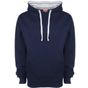 fdm Contrast Hoodie navy/heather_grey