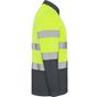 Roly WRK Polaris L/S plomb/jaune_fluo
