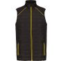 WK Designed To Work Bodywarmer Day To Day bi-matière unisexe black/yellow