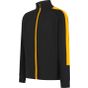 Finden+Hales Kids' knitted tracksuit top black/gold