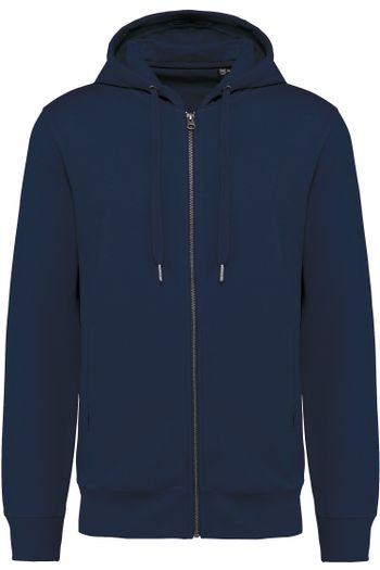 Image produit Sweat-shirt french terry écoresponsable zippé à capuche unisexe