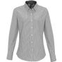 Premier Chemises à rayures Oxford pour femme white/grey