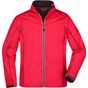 James&Nicholson Men´s Zip-Off Softshell Jacket red/black