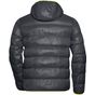 James&Nicholson Men's Down Jacket carbon/acid_yellow