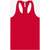 Bella Women's jersey racerback tank red