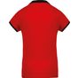 ProAct Polo piqué performance femme red/black