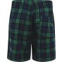 SF Clothing Men´s tartan lounge shorts navy_green_check