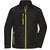 James&Nicholson Men´s Hybrid Jacket black/neon_yellow