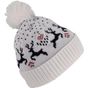 k-up Bonnet Hiver avec motifs rennes natural/night_navy