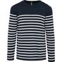 Kariban Pull marin homme striped_navy/off_white