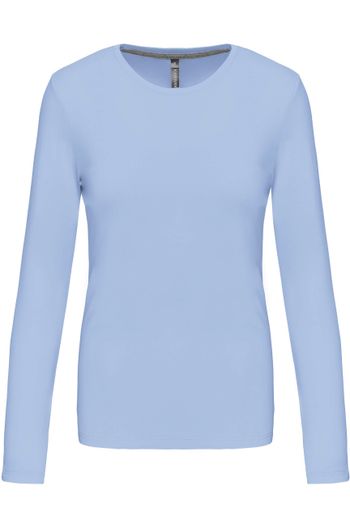 Image produit T-shirt col rond manches longues femme