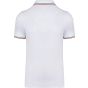 Kariban Polo maille piquée manches courtes homme white/red/green
