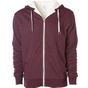 Burgundy heather/natural