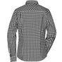 James&Nicholson Ladies´ Checked Blouse black/white