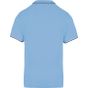 Kariban Polo maille piquée manches courtes homme sky_blue/navy/white