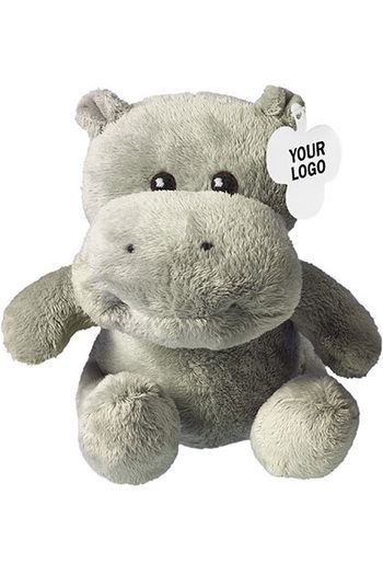 Plush Hippo - Grey