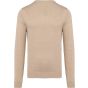 Kariban Pull col V homme beige_heather