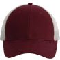 K-up Casquette Trucker - 6 panneaux burgundy/light_grey