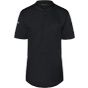 karlowsky Women's Short-Sleeve Performance Work Shirt in sage, Slim Fit Black