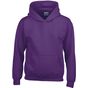 Gildan Blend Youth Hooded Sweatshirt purple