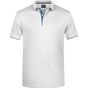 James&Nicholson Men´s Polo Stripe white/navy