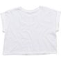 mantis Women's crop top T white